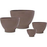 Four Rubber Bowls And Spatula Set