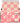 Framar Beige/Pink Checks Pop-Up Foils - 5"x11" / 500 Count