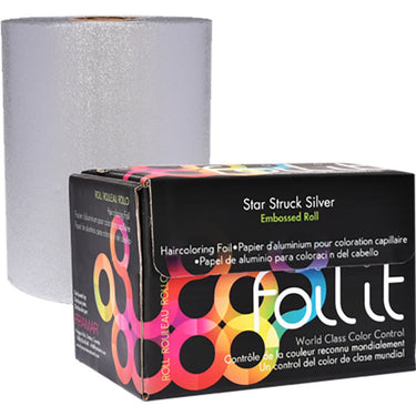 Framar Foil It Roll - Embossed Medium - Star Struck Silver / 320 Feet Roll