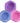 Framar Moonstone Connect & Color Bowls 3 Pack / Set of 3 - Color Bowls - Purple, Pink & Blue