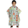 Fromm Apparel Studio Kids Hairstyling Cape - Forest Animals Print - Snap Closure / 41"L x 29"W