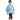 Fromm Apparel Studio Kids Shampoo Cape - Ocean Life Print - Snap Closure / 36"L x 36"W
