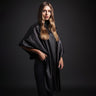 Fromm Apparel Studio Premium Hairstyling Cape - Snap Closure - Gunmetal / 58"L x 44"W