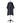Fromm Apparel Studio Premium Signature Hairstyling Cape - Snap Closure - Black with Triangle Pattern / 58"L x 44"W