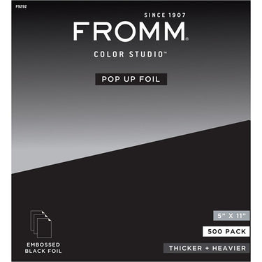 Fromm Color Studio Black Pop-Up Foil - 5" x 11" / 500 Pack (The Noir Collection)