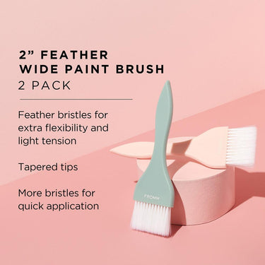 Fromm Color Studio Feather Wide Paint Brush / 2 Pack