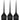 Fromm Color Studio Firm Tint Brush 2.25" / 3 Pack (The Noir Collection)