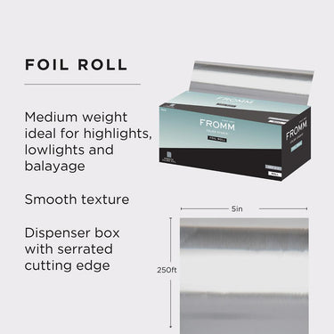 Fromm Color Studio Roll Foil Silver / 5" x 250'