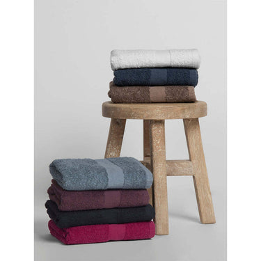 Fromm Color Studio Safe Stain Resistant Towels - 100% Pure Cotton - 16" X 29" / 6 Pack - BLACK