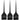 Fromm Color Studio Soft Tint Brush 2.25" / 3 Pack (The Noir Collection)