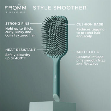 Fromm Curl Studio Style Smoother Paddle Brush