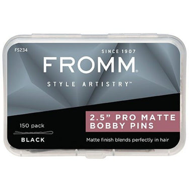 Fromm Style Artistry 2.5" Pro Matte Bobby Pins - BRONZE / 150 Pack