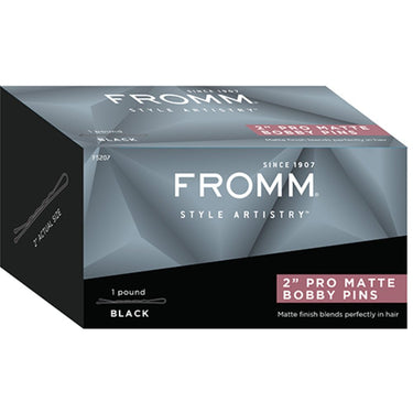 Fromm Style Artistry 2" Pro Matte Bobby Pins - BLONDE / 1 Pound