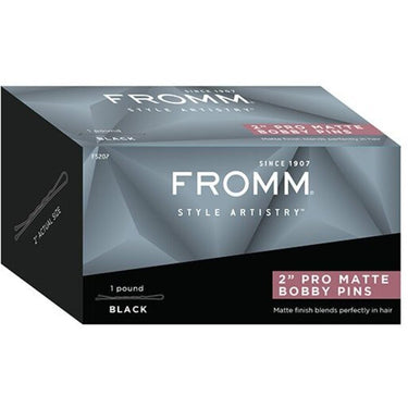 Fromm Style Artistry 2" Pro Matte Bobby Pins - BRONZE / 1 Pound
