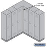 Front Filler - Vertical - Corner - for Heavy Duty Plastic Locker by Salsbury – Tan by Salsbury