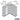 Front Filler - Vertical - Corner - for Heavy Duty Plastic Locker by Salsbury – Blue by Salsbury (view 2)