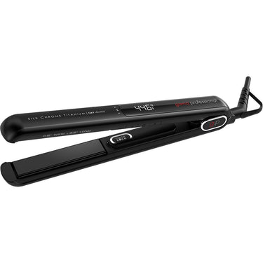 G-EVO Silk Chrome Titanium Straightener / 0.8" by GA.MA Professional