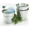 Galvanized Pails with Metal Handle - 7"W x 6"L  / Case of 20 Pails