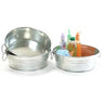 Galvanized Round Handled Tub - 12" Dia. X 4" High
