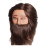 Gavin Male 60% Human - 40% Camel Hair Bearded Manikin Head by Diane Mannequins