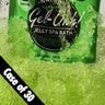 Gel-Ohh Jelly Spa Pedi Bath - Cannabis Sativa / Case of 30 SETS - (30) Cannabis Sativa Jelly Spa Bath / 50 Grams - 1.76 oz. Each + (30) Cannabis Sativa Dilution Mineral / 50 Grams - 1.76 oz. Each
