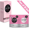 Gel-Ohh Jelly Spa Pedi Bath - Rose / CASE OF 30 SETS - (30) Rose Jelly Spa Bath / 50 Grams - 1.76 oz. Each + (30) Rose Dilution Mineral / 50 Grams - 1.76 oz. Each by Avry Beauty