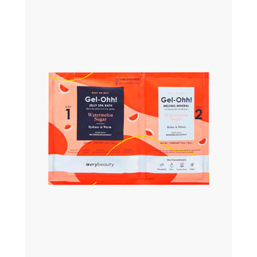 Gel-Ohh Jelly Spa Pedi Bath - Watermelon Sugar / 1 SET - (1) Watermelon Sugar Jelly Spa Bath / 50 Grams - 1.76 oz. + (1) Watermelon Sugar Dilution Mineral / 50 Grams - 1.76 oz.