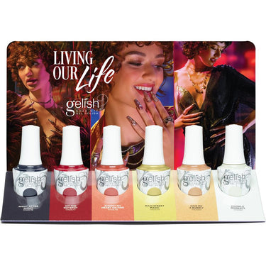 Gelish Gel Polish Living Our Life Collection 6 Piece Display