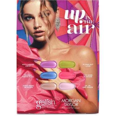 Gelish Soak Off Gel Polish & Morgan Taylor Nail Lacquer - Up In The Air Collection / 12 Mixed Piece Display