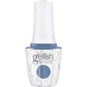 Gelish Soak-Off Gel Polish - Pure Beauty Collection - Test The Waters - A slate blue cr&egrave;me for a feminine and seductive nail look. Apply two layers for opacity / 0.5 oz. - 15 mL.