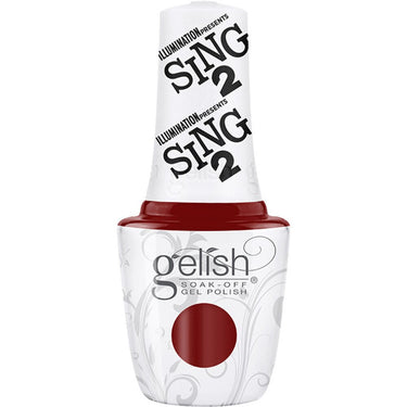 Gelish Soak-Off Gel Polish - Sing 2 Collection - Red Shore City Rouge / 0.5 oz. - 15 mL.
