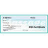 Gift Certificates, Beach Design 25 Pack