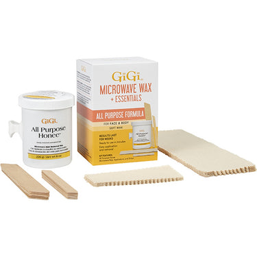 GiGi All Purpose Microwave Wax + Essentials Kit