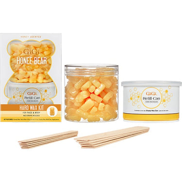 GiGi Honee Bear Hard Wax Refill Kit