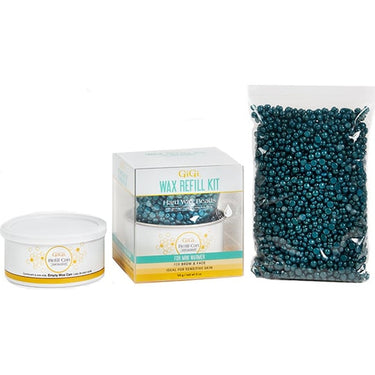 GiGi Soothing Azulene Hard Wax Refill Kit
