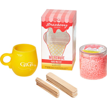 GiGi Strawberry Microwave Hard Wax Kit