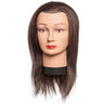 Giselle Manikin Head / 100% Human Hair / 18"-20" Hair Length / Brown Hair by Diane Mannequins
