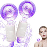 Glacial Bliss Calming Cryo Globes for Facials, Waxing and Other Treatments / 2 Purple Globes