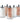 Glass Dispenser Supply Jars / Set Of 6 / 25 oz. Each