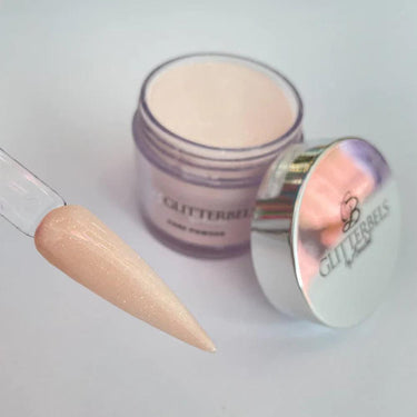 Glitterbels Acrylic Powder Sugared Almond Shimmer / 17 mL.