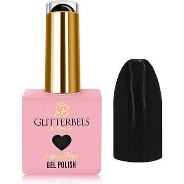 Glitterbels Hema-Free Gel Polish - Black / 0.27 fl. oz.