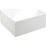 Glossy Magnetic Gift Boxes - White Gloss - 10"L x 10"W x 4-1/2"H / 1 Case (20 per Case)