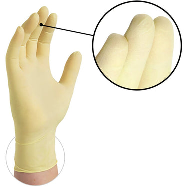 Gloveworks Ivory Latex Industrial Powder Free Disposable Gloves | 8 mil Thick | Sizes S-XXL | 100 Gloves/Box; 10 Boxes/Case = Case of 1,000 by Ammex