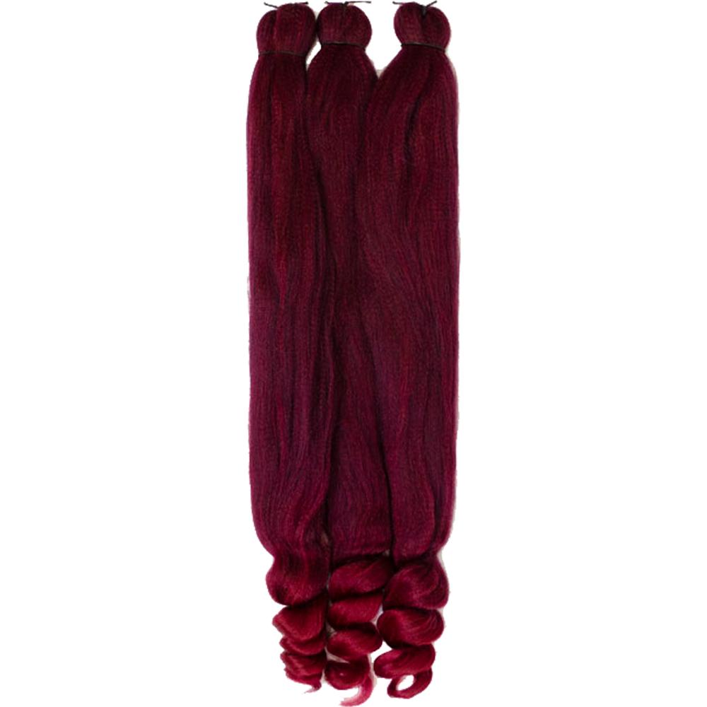 Goddess Curl Braid - Pre-Stretched - Color BT/Berry Melody by Rastafri ...