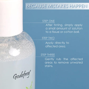Godefroy Silver Nitrate Lash and Brow Tint Stain Remover / 4 oz.