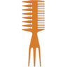 Gold Magic - 3-in-1 Imitation Bone Comb - Combination Pik, Rake, And Fluff Comb All-in-one For Versatile Styling