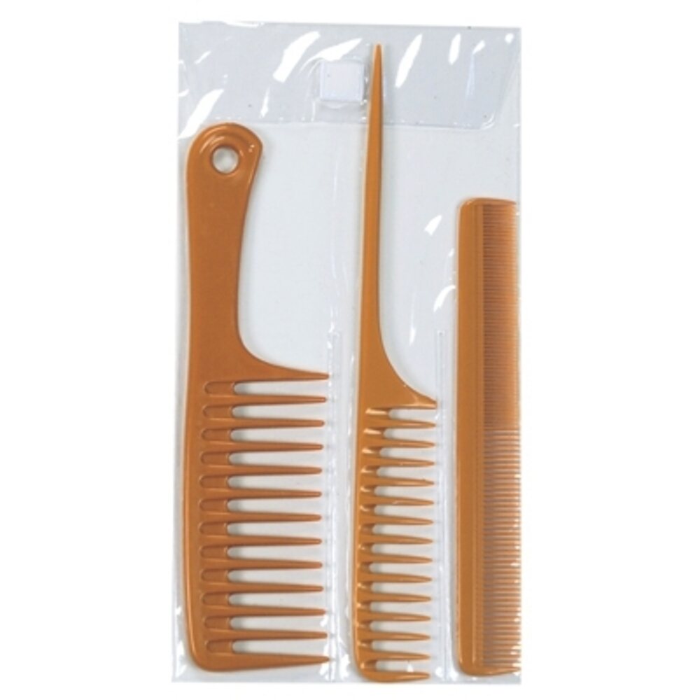 Magic Gold Razor Comb Gold Magic 3 Piece Jumbo Comb Set – Pure Spa Direct