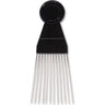 Gold Magic - Metal Fan Pik - 6-1/2" - Detangle, Fluff and Add Volume to Curly, Kinky or Thick Hair