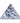 Gold Magic Rayon Triangle Veils Black