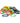 Gold Magic Rubber Bands Bright Assorted Colors 1 Dozen - 250 packs